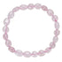 Bracelet quartz rose Brésil A (pierres roulées) 10-12mm