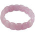 Bracelet quartz rose Brésil A (pierres taillées)