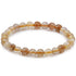 Bracelet quartz rutile Brésil A (boules 7-8mm)