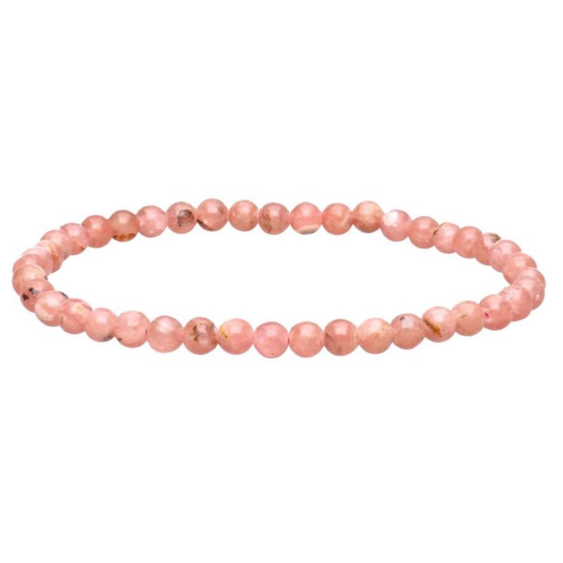 Bracelet rhodochrosite Argentine A+ (boules 3-4mm)