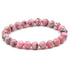 Bracelet rhodochrosite Argentine A+ (boules 8-9mm)