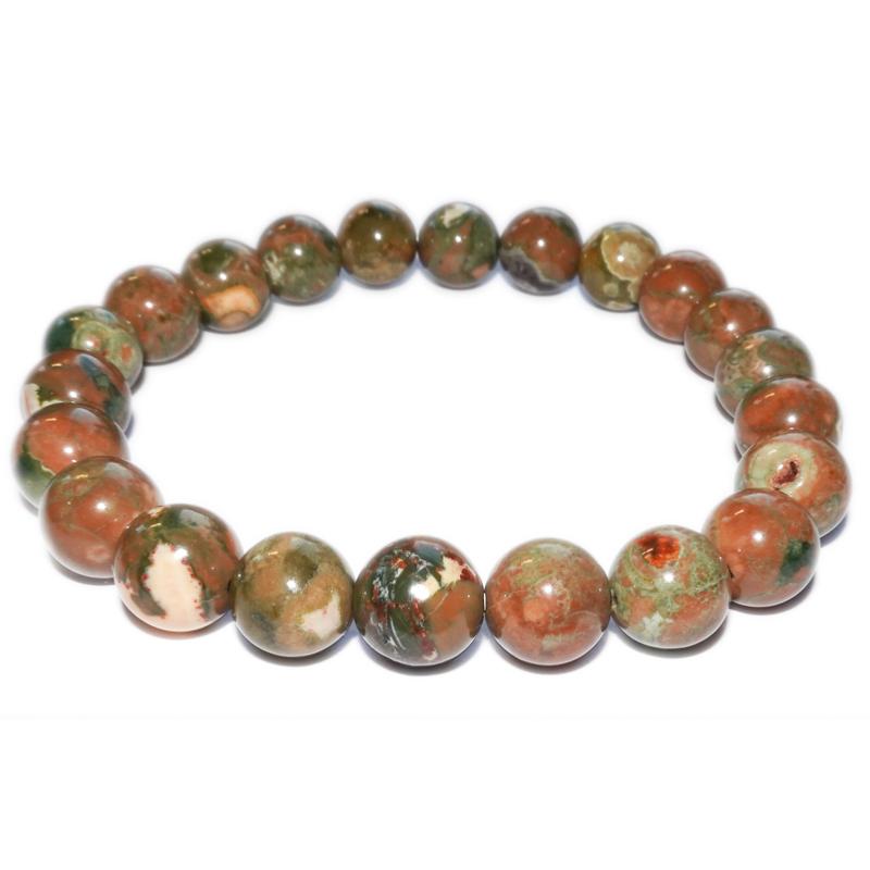 Bracelet rhyolite Australie A (boules 7-8mm)