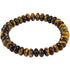 Bracelet oeil de tigre Afrique du Sud A (perles boutons 8mm)