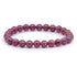 Bracelet rubis Inde A (boules 7-8mm)