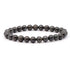 Bracelet saphir noir Inde A (boules 6.5-7.5mm)