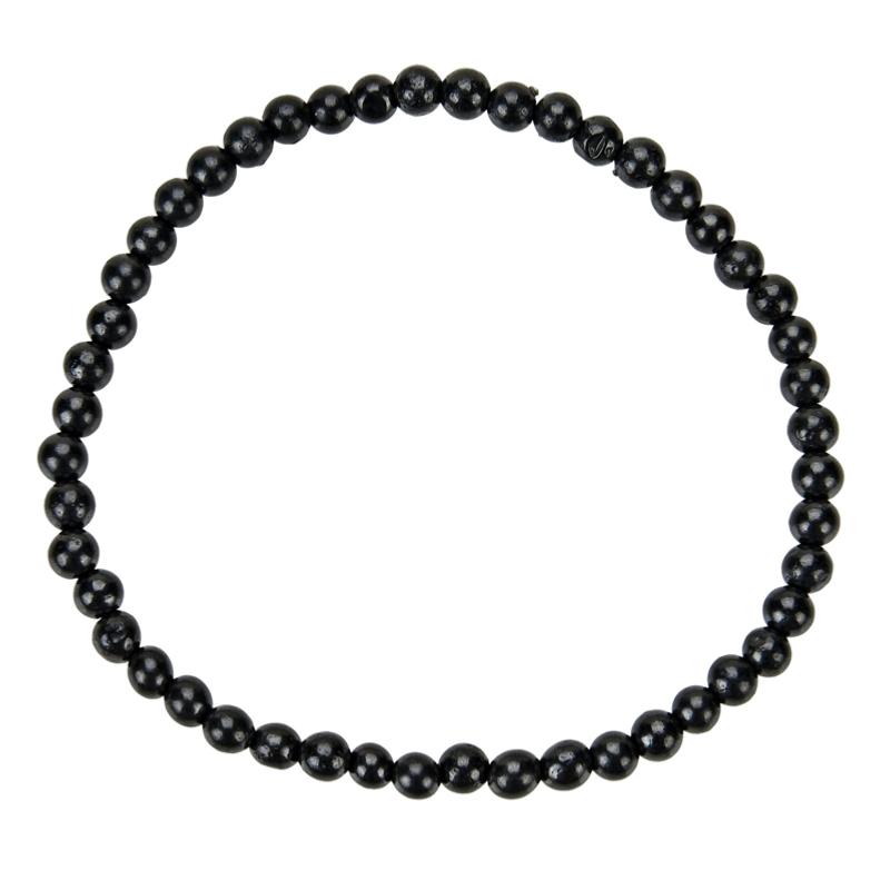 Bracelet shungite Russie A (boules 3-4mm)