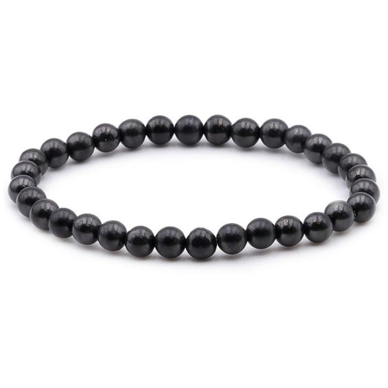 Bracelet shungite Russie A (boules 5-6mm)