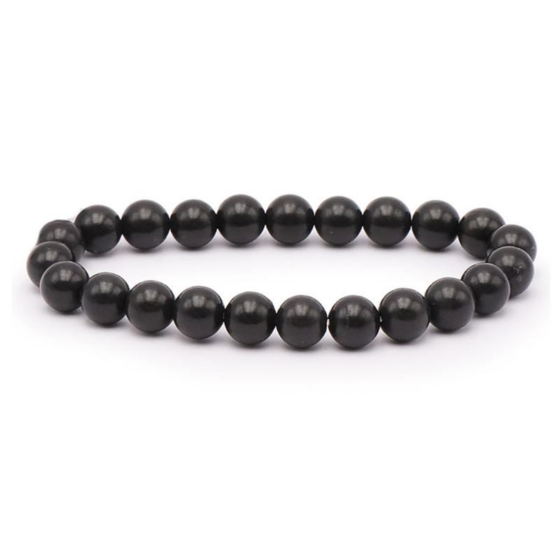 Bracelet shungite Russie A (boules 7-8mm)