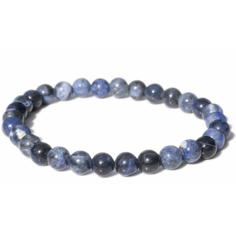 Bracelet sodalite Brésil A (boules 5-6mm)