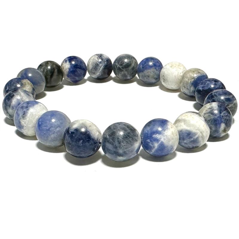 Bracelet sodalite Brésil A (boules 10mm)