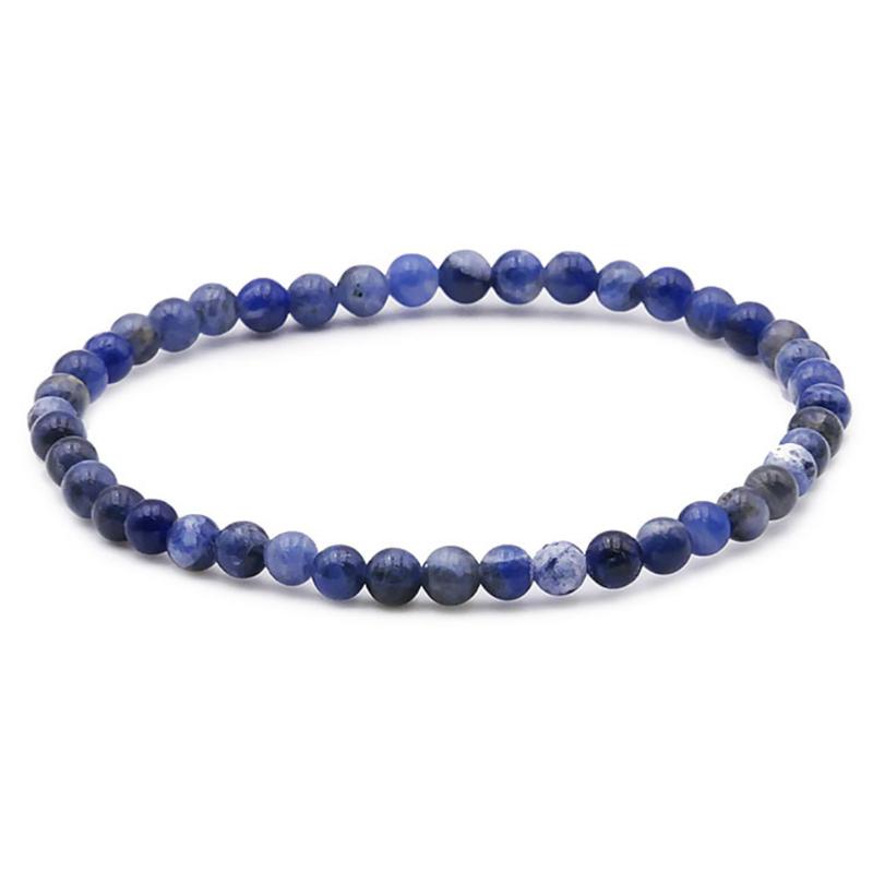 Bracelet sodalite Brésil A (boules 3-4mm)