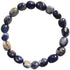 Bracelet sodalite Brésil A (pierres roulées 10-12mm)