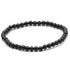 Bracelet spinelle noir Thaïlande A (boules 3-4mm)