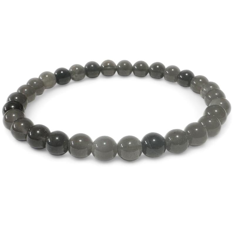 Bracelet tectite Thaïlande AA (boules 5,5-6,5mm)