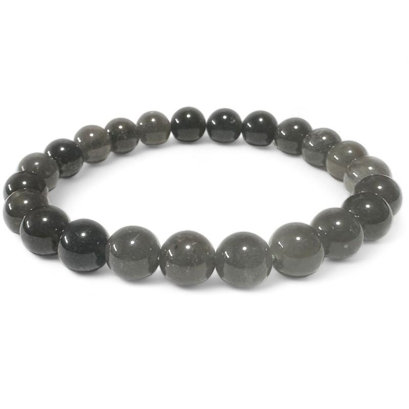 Bracelet tectite Thaïlande AA (boules 7,5-8,5mm)