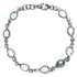 Bracelet topaze bleue Nigéria AA argent 925