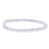 Bracelet topaze bleue Brésil AA (boules 3-4mm)