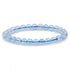 Bracelet topaze bleue Zimbabwe AAA (boules 7-8mm)