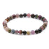 Bracelet tourmaline multicolore Brésil A (boules 5-6mm)