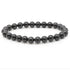 Bracelet tourmaline noire  Brésil A (boules 7-8mm) - Taille L