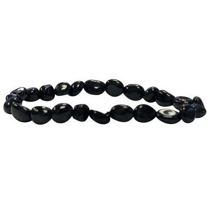 Bracelet tourmaline noire Brésil A (grains 5-7mm)