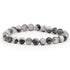 Bracelet tourmaline oeil de chat Afrique du Sud AB (boules 6,5-7,5mm)