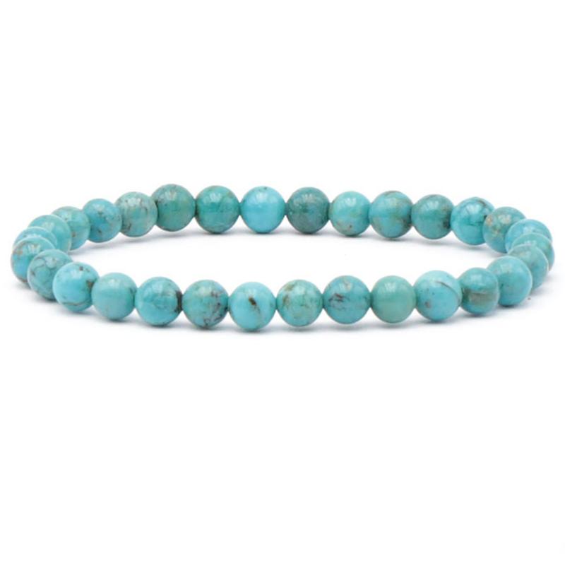 Bracelet turquoise Tibet AA (boules 5-6mm)