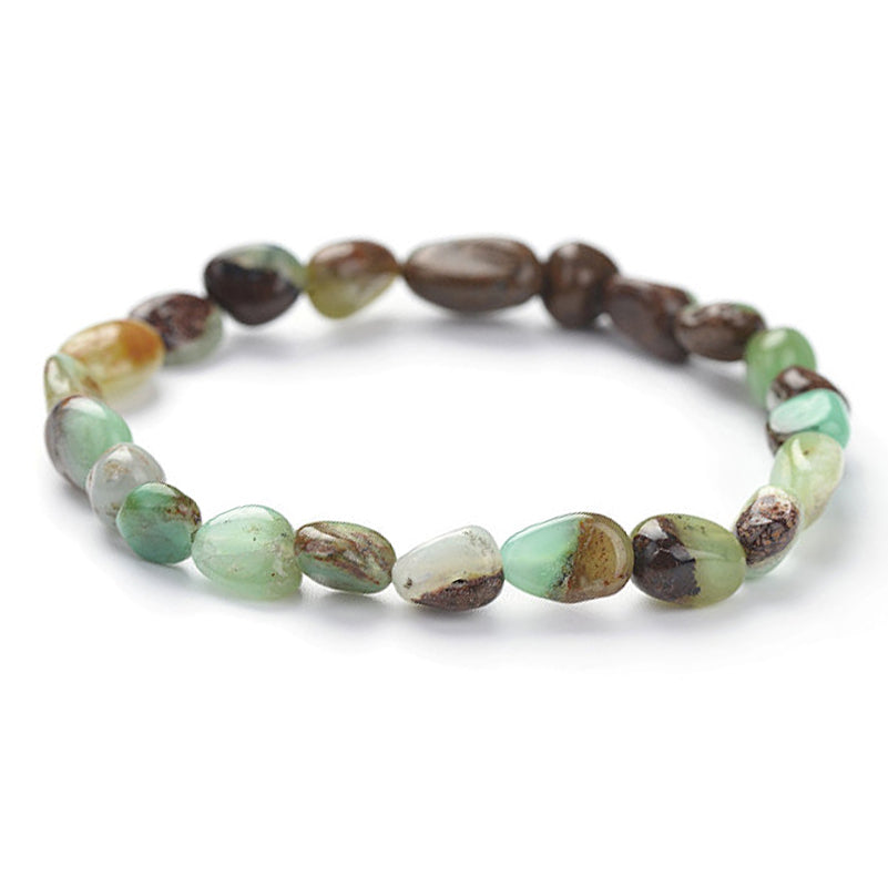 Bracelet chrysoprase Australie A (grains 5-7mm)