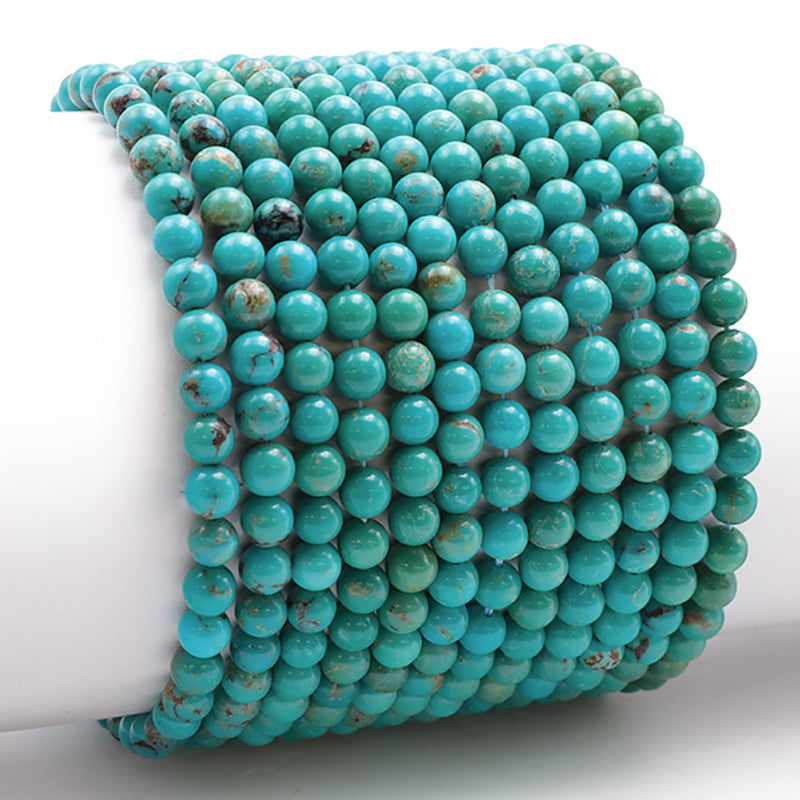 AA Tibet turquoise bracelet (5-6mm balls)