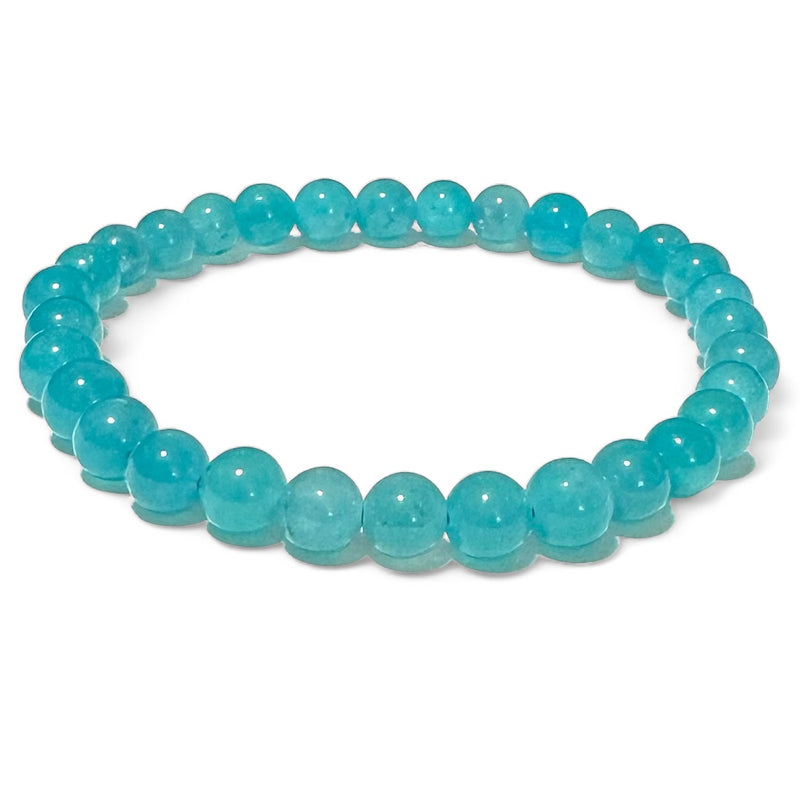 Bracelet amazonite Etats-Unis AA (boules 5-6mm)