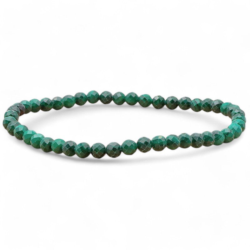 Congo AA malachite bracelet (2-3mm faceted beads)