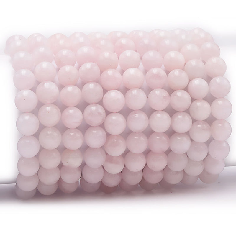 Morganite bracelet (pink beryl) Brazil With 10mm balls