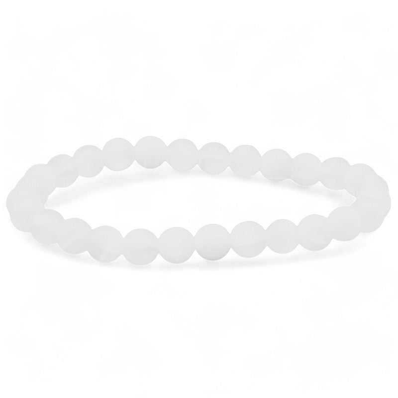 Selenite bracelet Morocco AA (5-6mm balls)