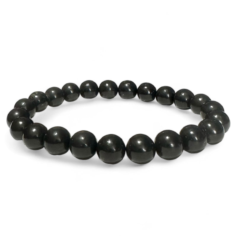 Bracelet shungite Russie A (boules10mm) - Taille L