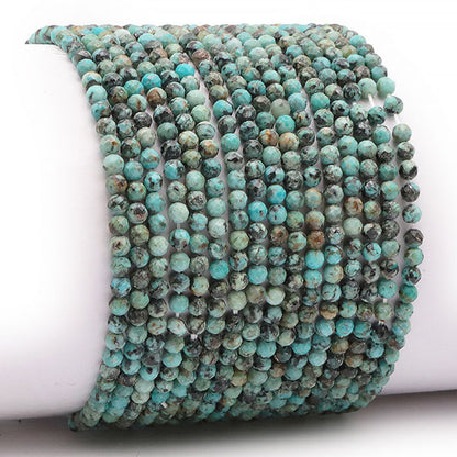 Turquoise Africa Bracelet A+ (faceted beads 2-3mm)