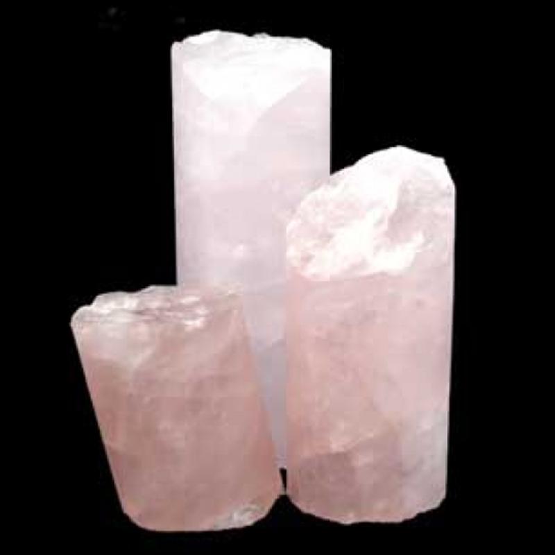 Carotte de quartz rose du Brésil