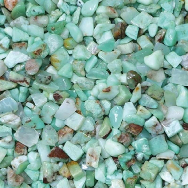 Lot chrysoprase Brésil (mini-pierre roulée XS) - 100g