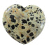 Coeur jaspe dalmatien Mexique A 40mm