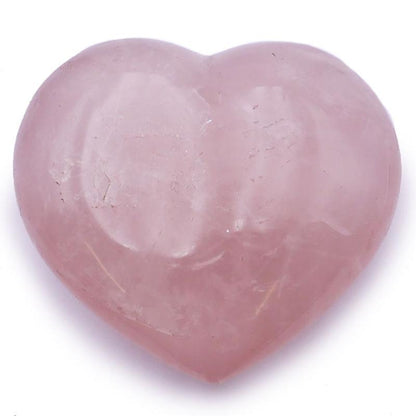 Coeur Quartz rose Madagascar 70-80mm