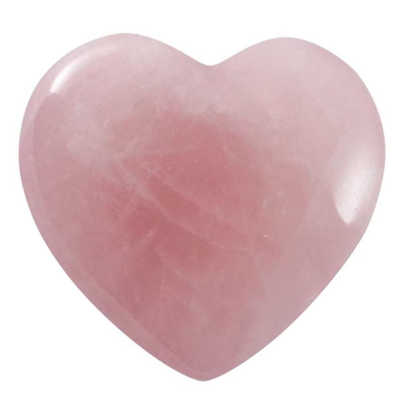 Coeur Quartz rose Brésil A 40mm