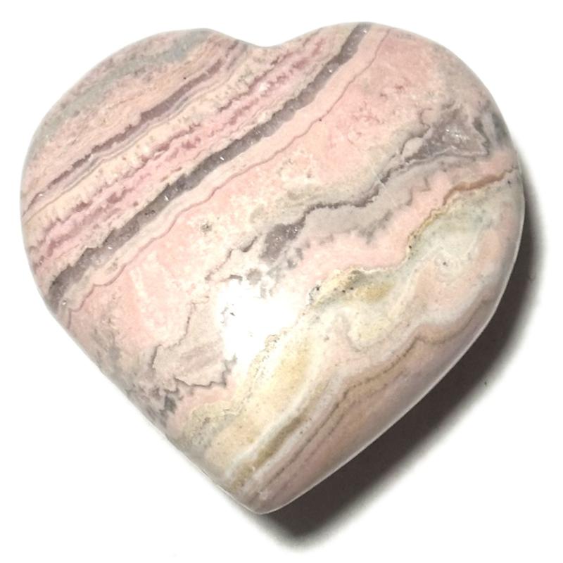 Coeur rhodochrosite Pérou A - 50-70mm