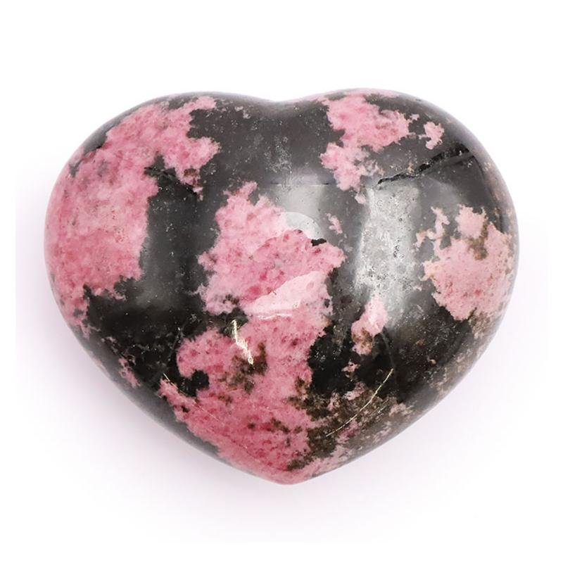 Coeur rhodonite Madagascar 70-80mm