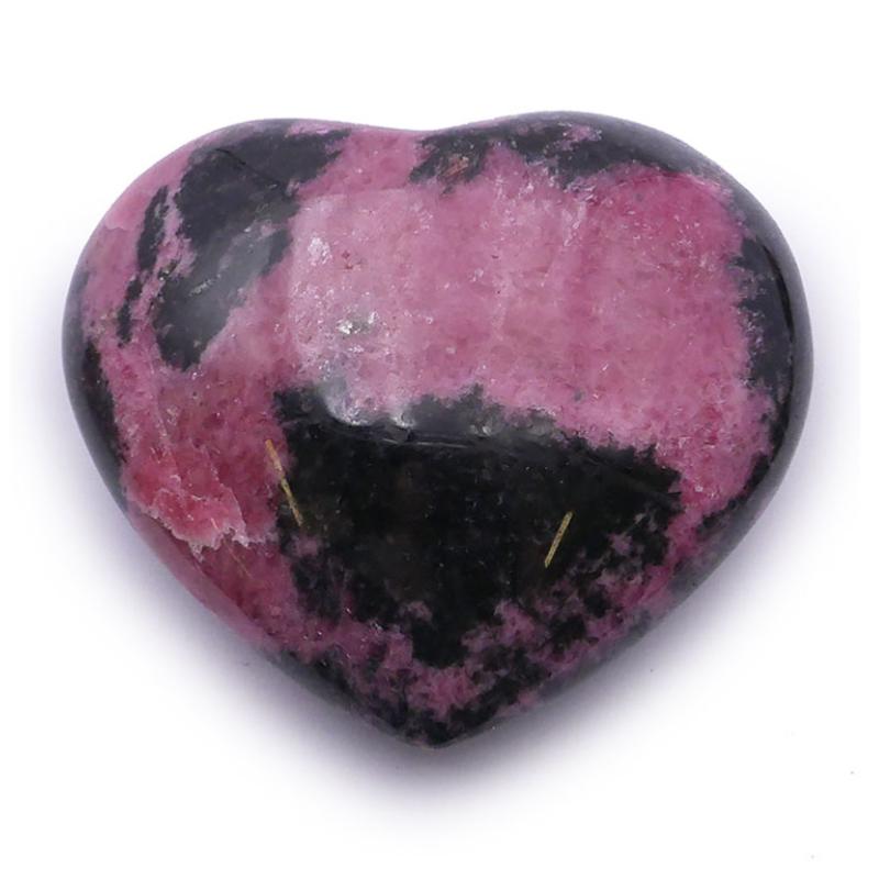 Coeur rhodonite Madagascar 70-80mm