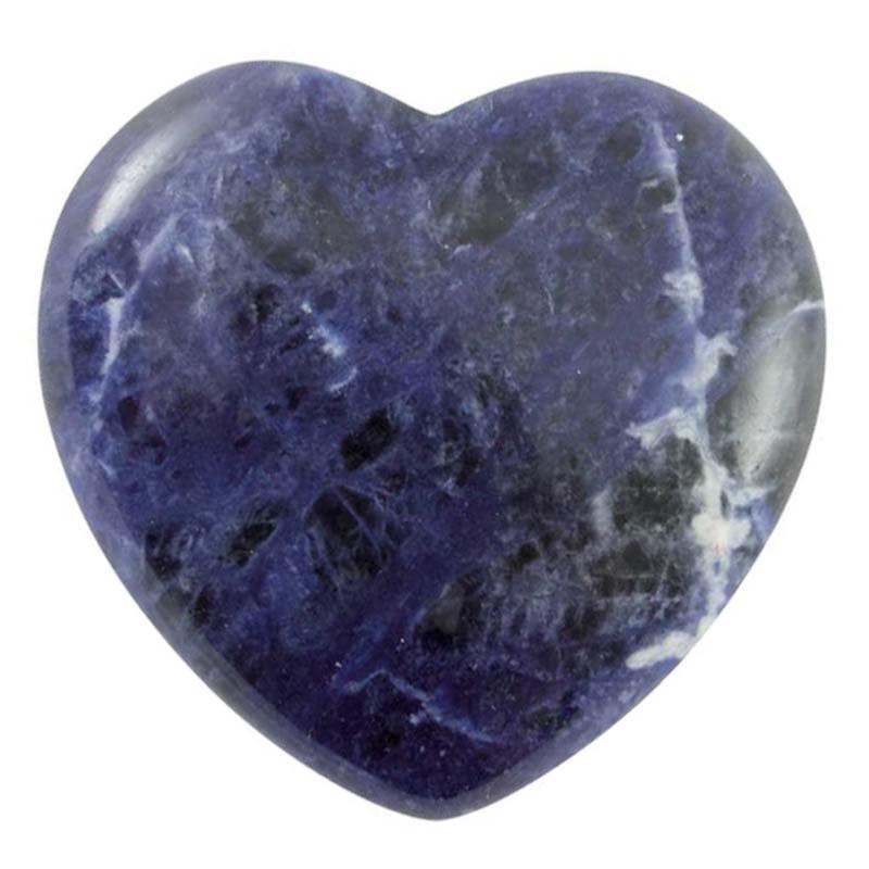 Coeur sodalite Brésil A 30mm