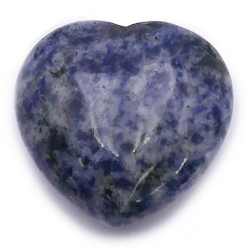 Coeur sodalite Brésil A 40mm