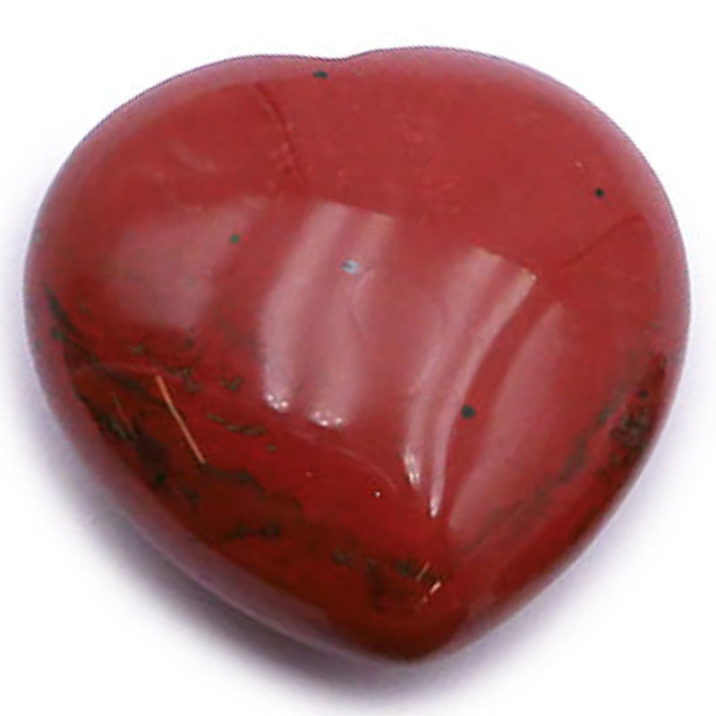 Coeur jaspe rouge Afrique du Sud A 40mm