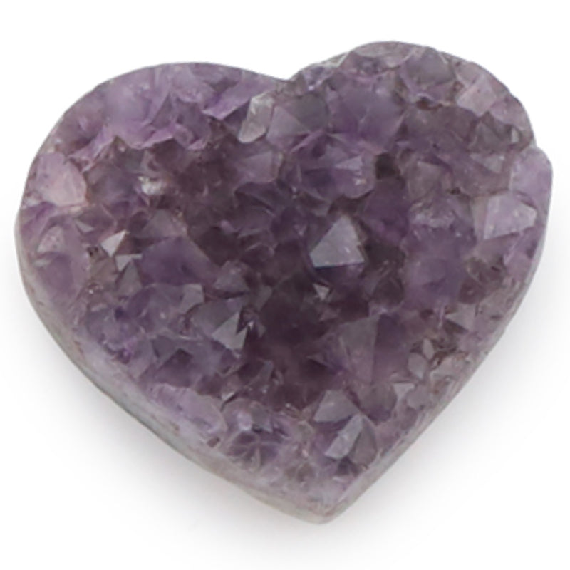 Raw amethyst heart Uruguay AAA 40-45mm