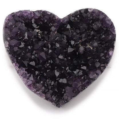 Raw amethyst heart Uruguay AAA 475g