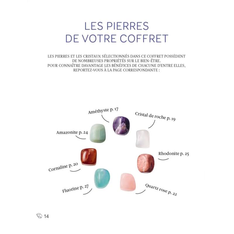 Coffret pouvoir des pierres et des cristaux