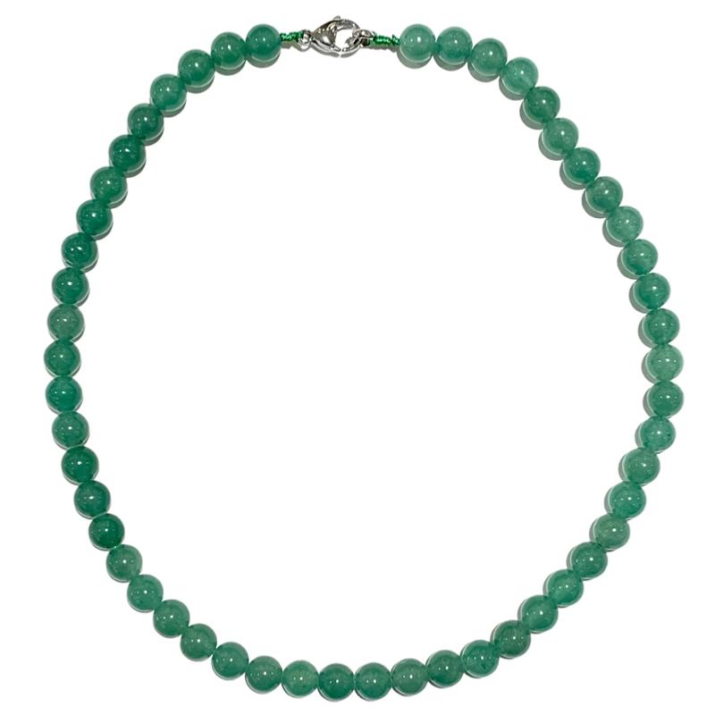 Collier aventurine verte Brésil A - 45cm